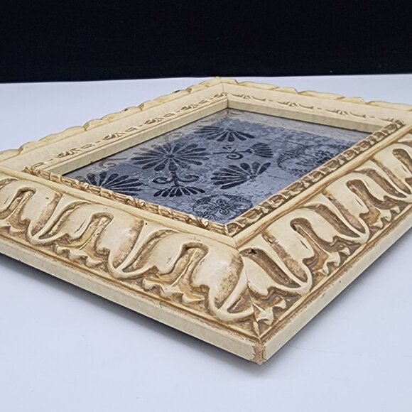 Ornate Greco 5x7 Picture Frame With Vintage Style Carved Design - Picture 10 of 11